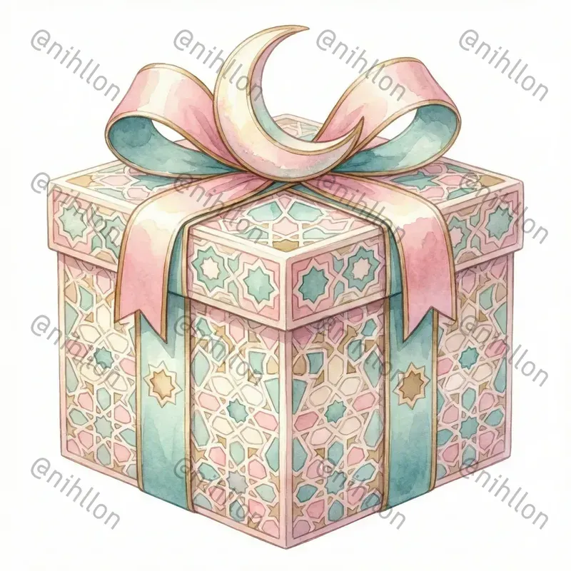 Ramadan Watercolor Cliparts Collections