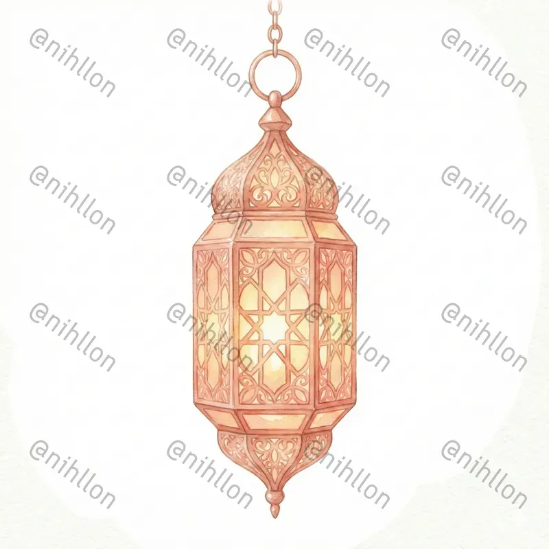 Ramadan Watercolor Cliparts Collections