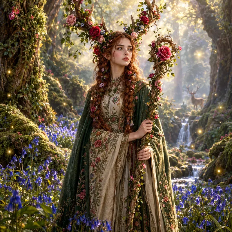 Forest Guardians Of Blooms