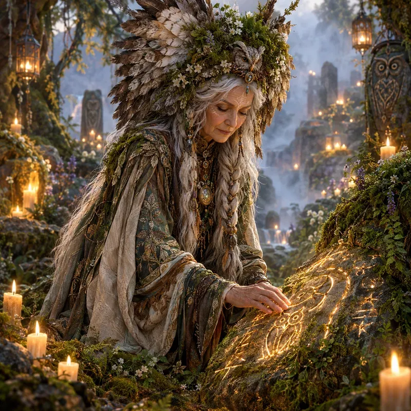 Forest Guardians Of Blooms
