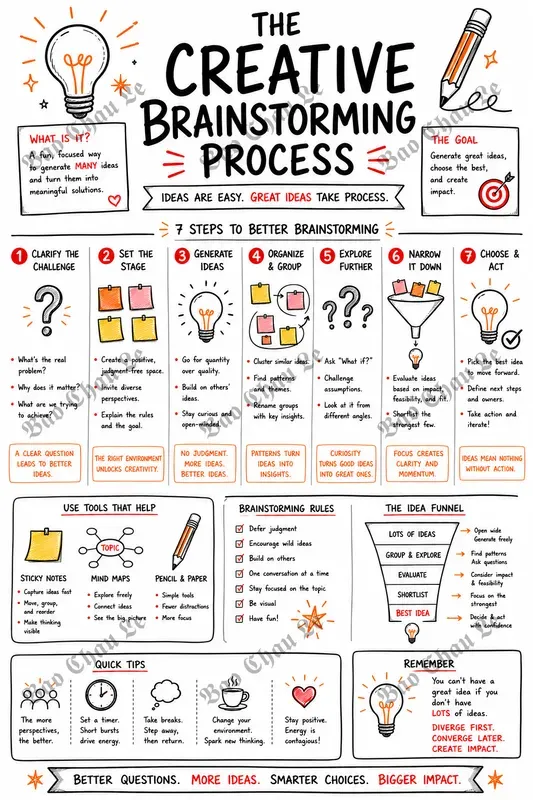 Whiteboard Sketchnote Infographics
