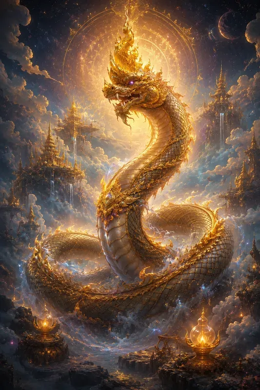 Surreal Dreamscape Mystical Symbol Art