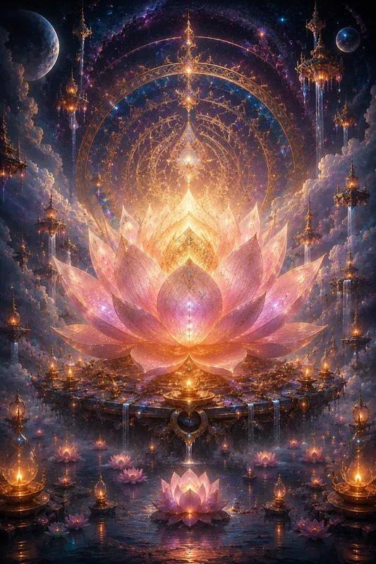 Surreal Dreamscape Mystical Symbol Art