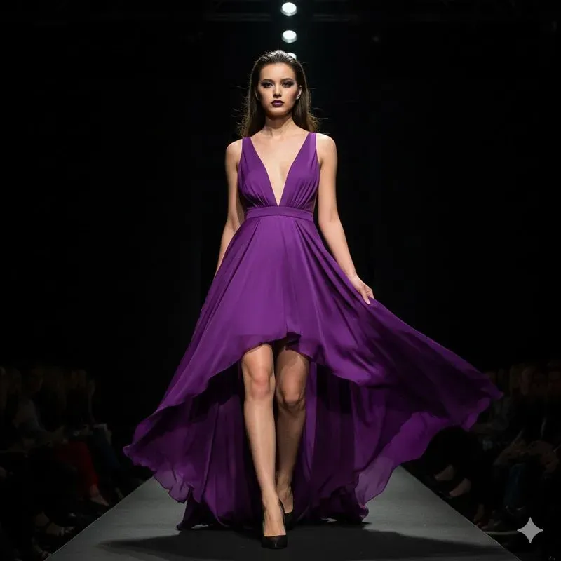 Cinematic Fashion Runway Models