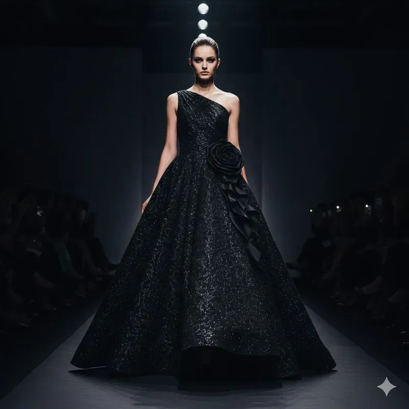 Cinematic Fashion Runway Models