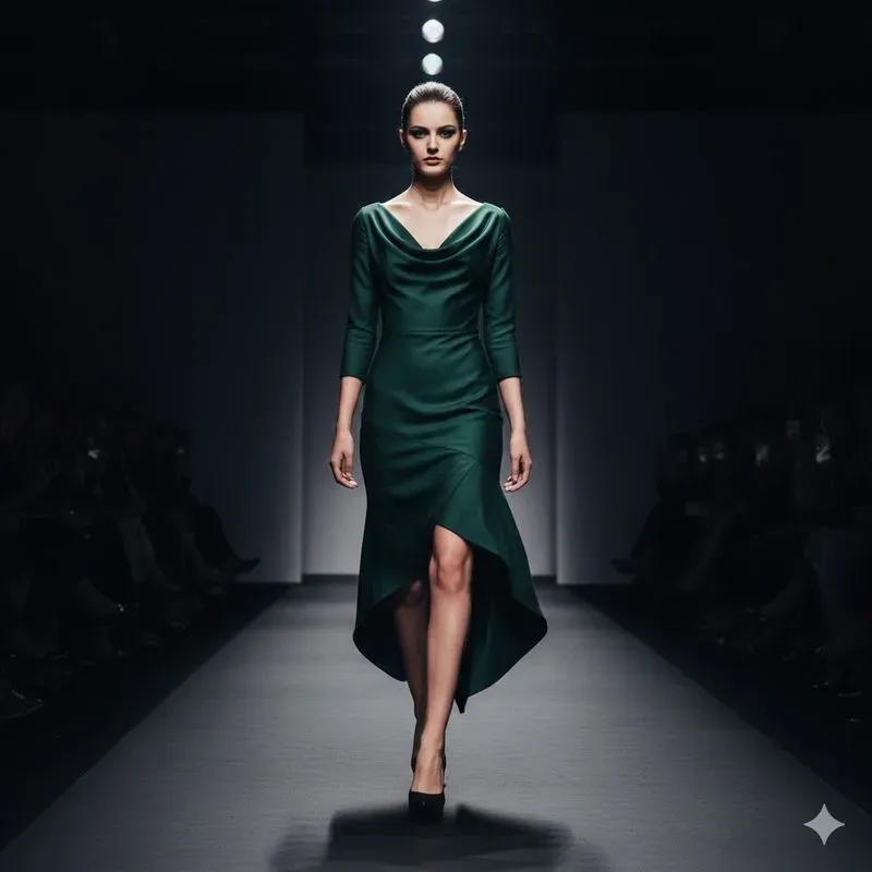 Cinematic Fashion Runway Models