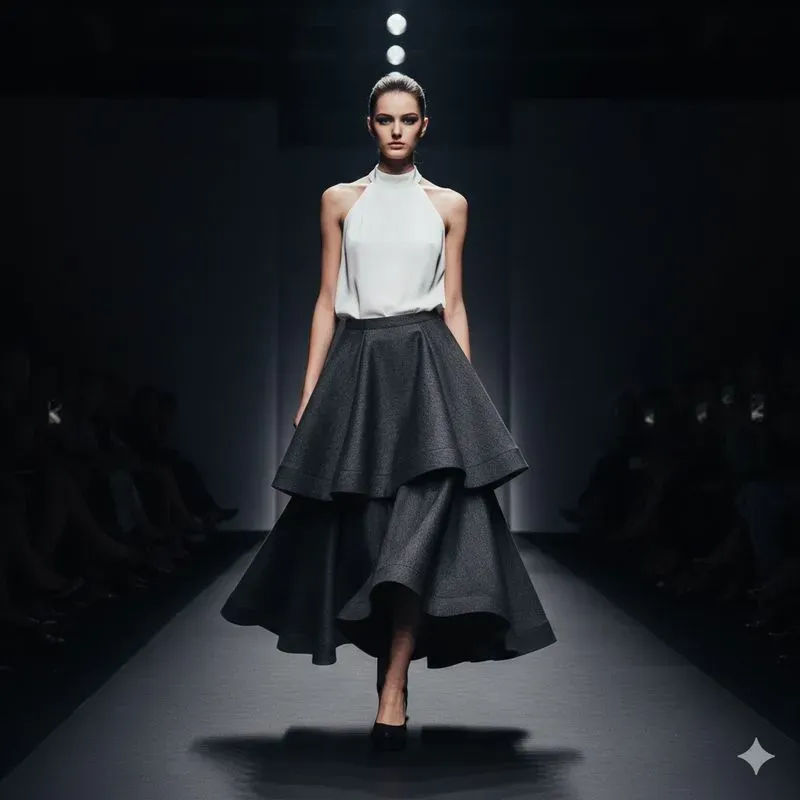 Cinematic Fashion Runway Models