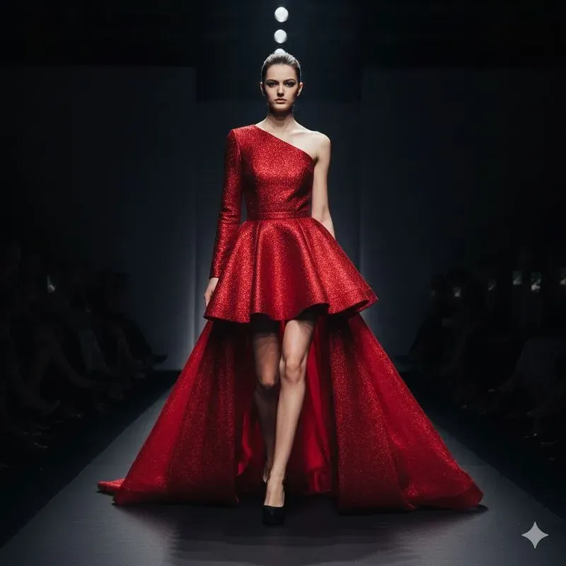 Cinematic Fashion Runway Models