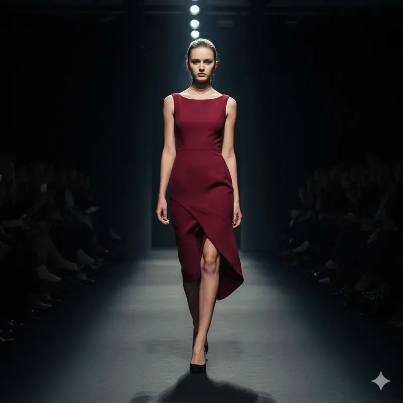 Cinematic Fashion Runway Models