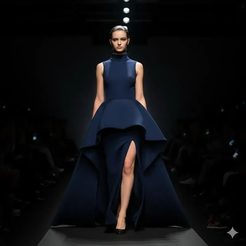 Cinematic Fashion Runway Models