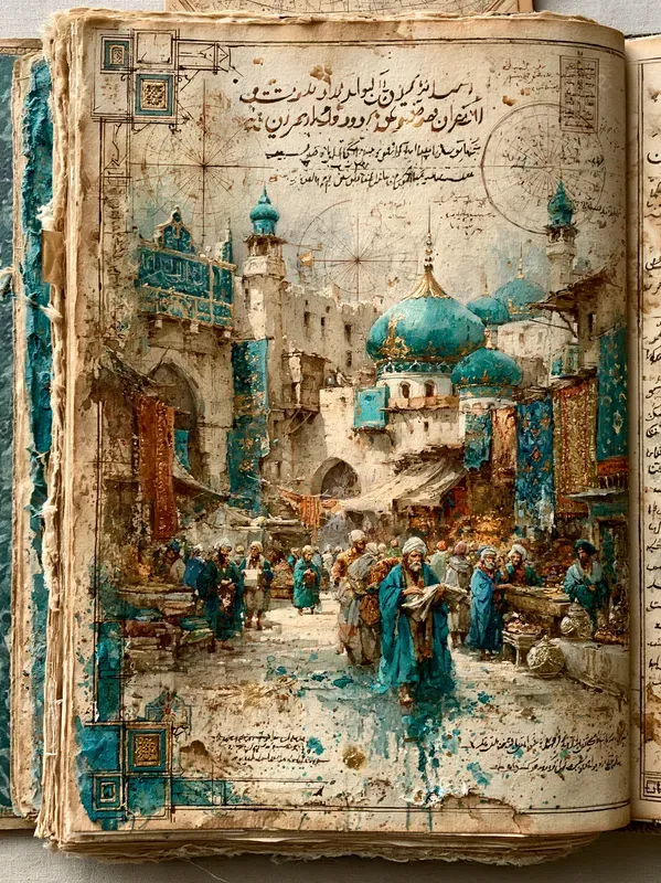 Persian Silk Road Journal Pages