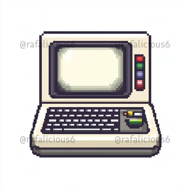 8bit Pixel Art Icons Retro Games