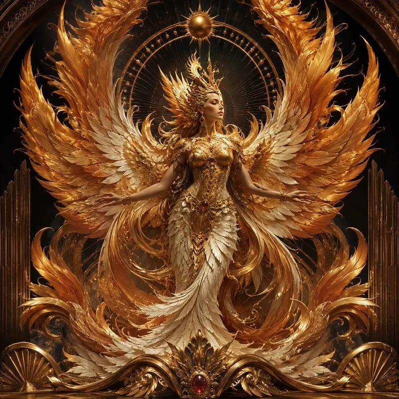 Celestial Winged Elegances