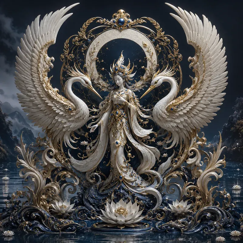 Celestial Winged Elegances