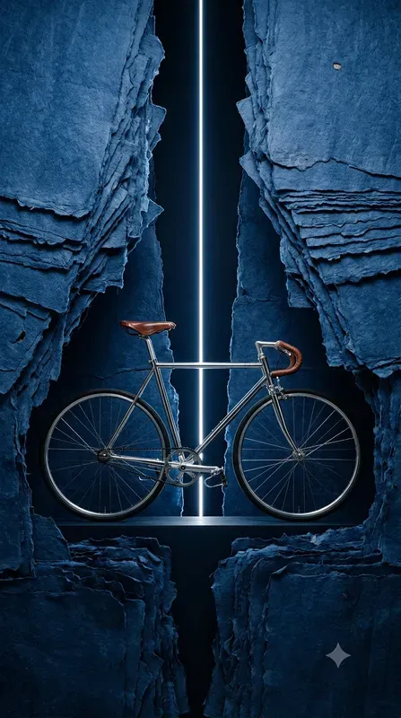 Indigo Washi Bicycle Stages