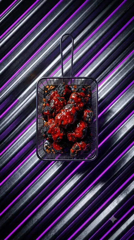 Corrugated Cyber Purple Food Stages
