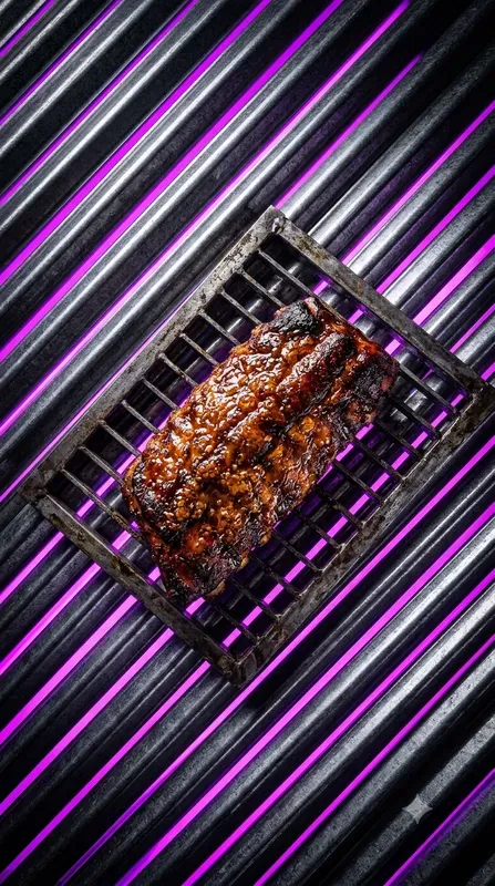 Corrugated Cyber Purple Food Stages