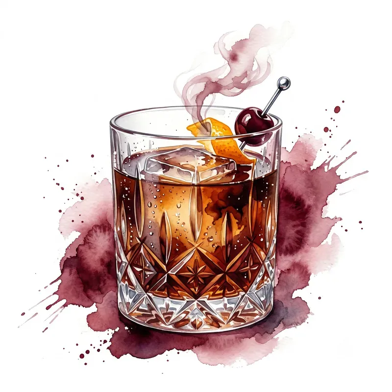 Cocktail Watercolor Illustrations