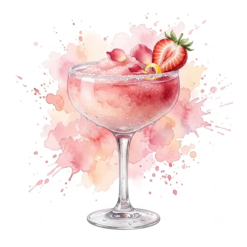 Cocktail Watercolor Illustrations