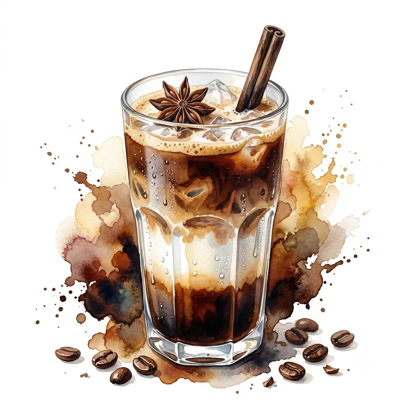Cocktail Watercolor Illustrations