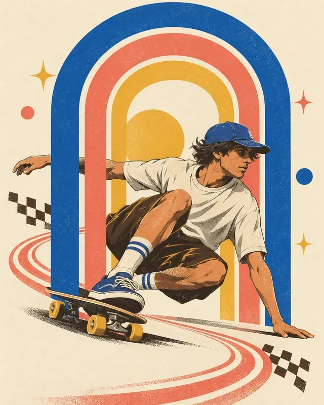 Graphic Shape Portal Illustrations