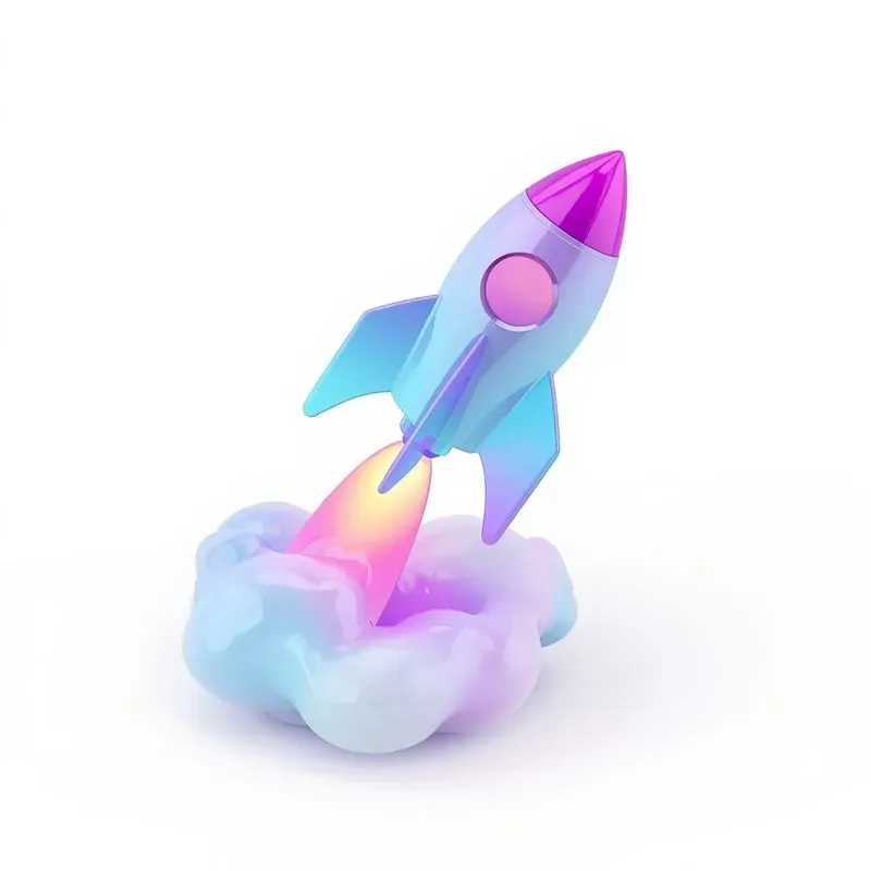 Glossy 3D UI App Icons