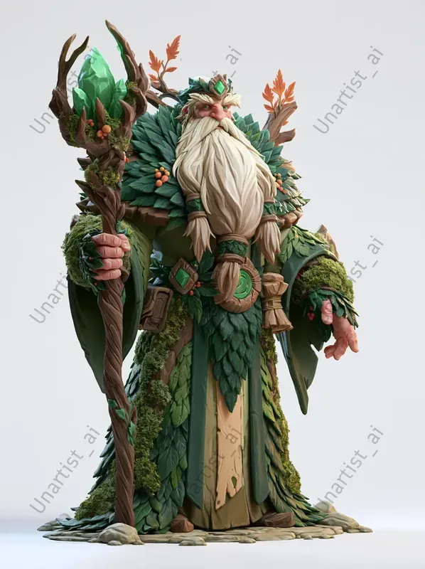 Fantasy RPG Character 3D Zbrush Renders