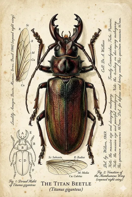 Vintage Biological Study Print Assets