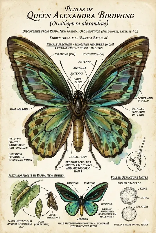 Vintage Biological Study Print Assets