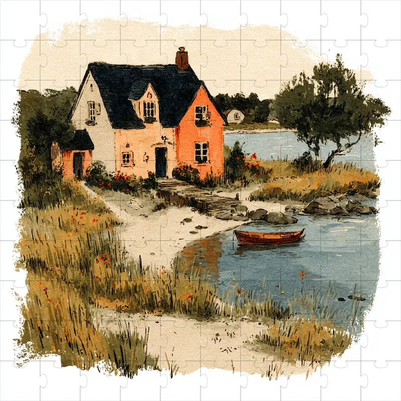 Watercolor Cozy Folk Storybook Art