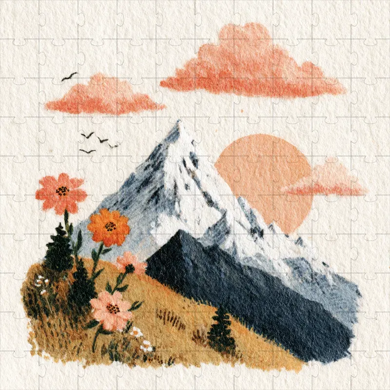 Watercolor Cozy Folk Storybook Art