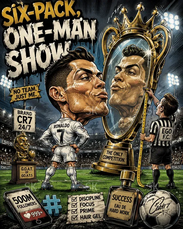 Cinematic Celebrity Caricature Posters