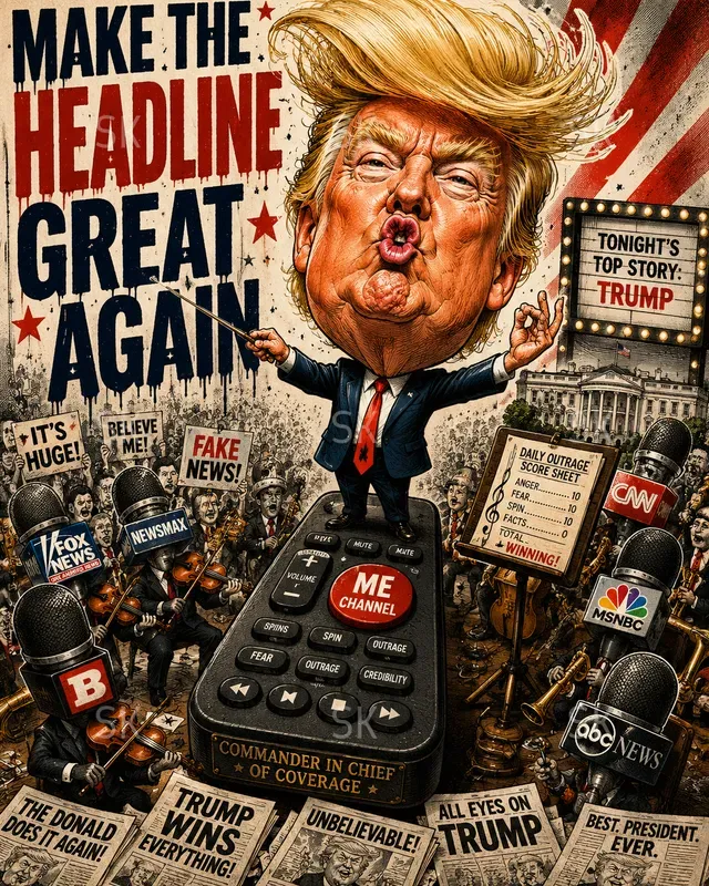Cinematic Celebrity Caricature Posters