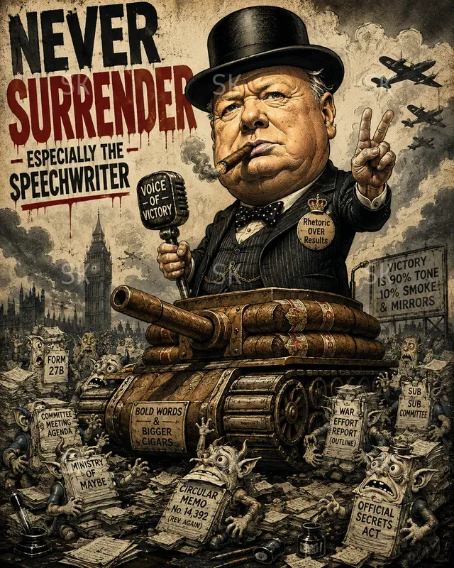 Cinematic Celebrity Caricature Posters