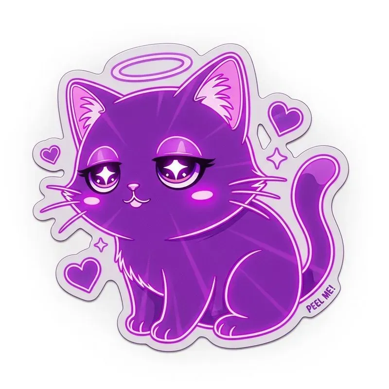 Neon Kawaii Sticker Generators