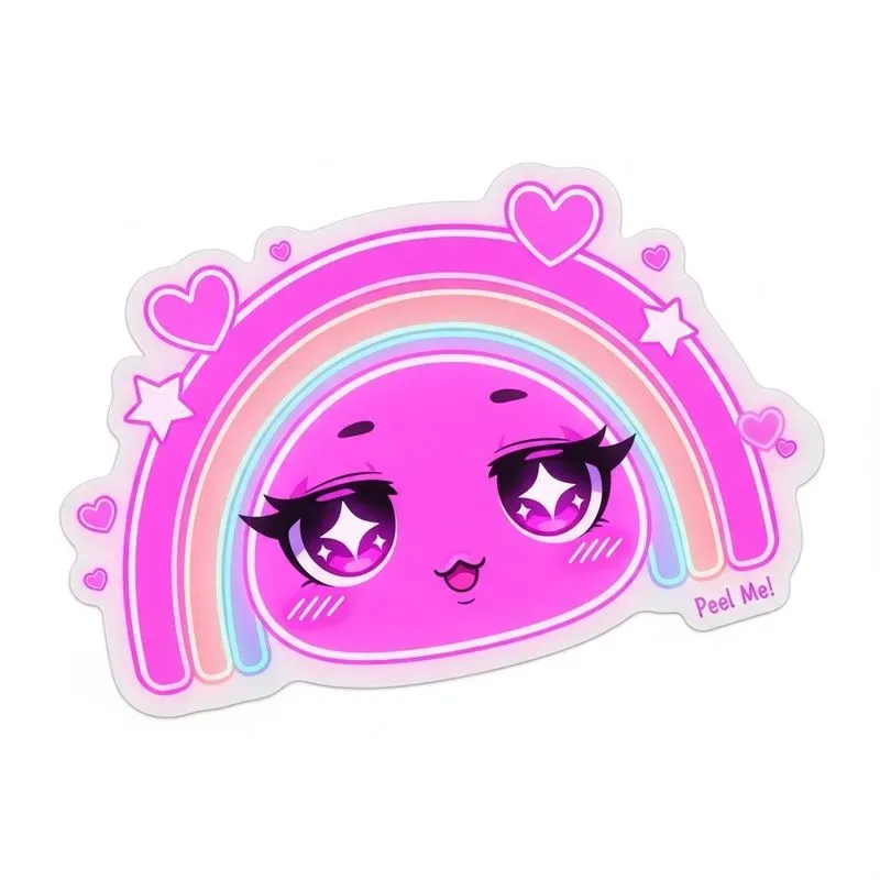 Neon Kawaii Sticker Generators