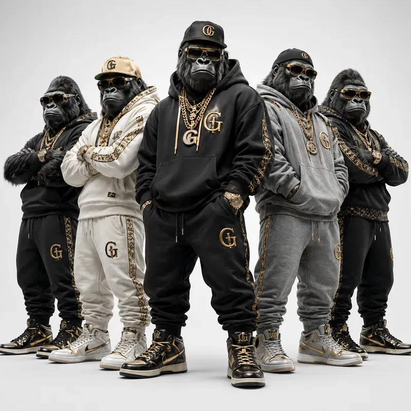 Luxury Streetwear Animal Crews