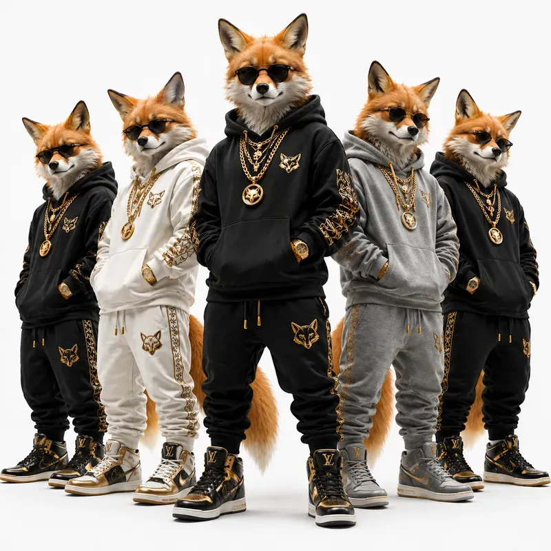 Luxury Streetwear Animal Crews