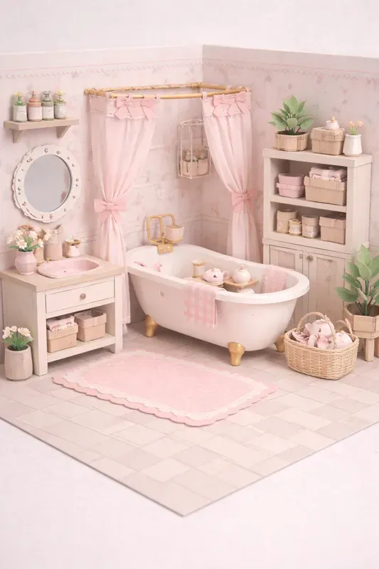 Coquette Paper Craft Homes