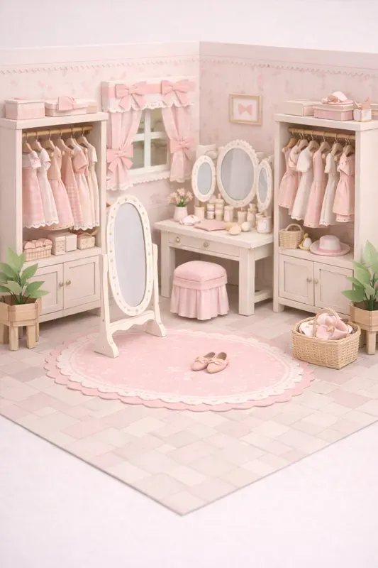 Coquette Paper Craft Homes