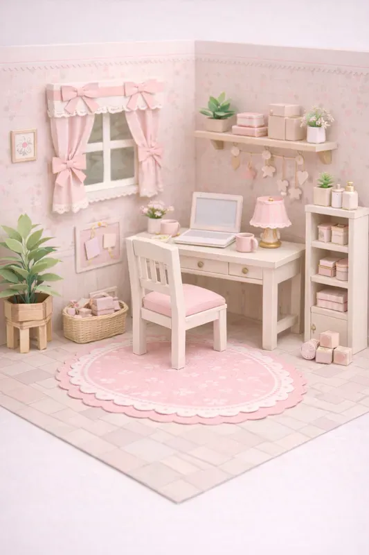 Coquette Paper Craft Homes