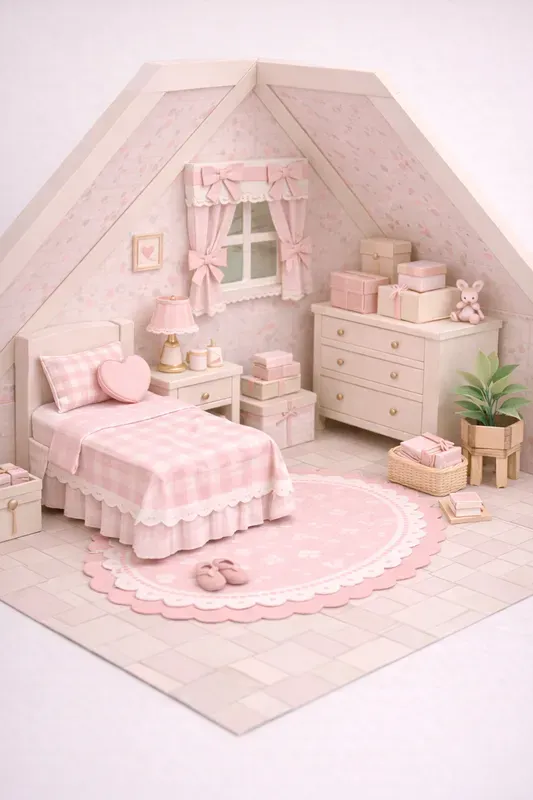 Coquette Paper Craft Homes