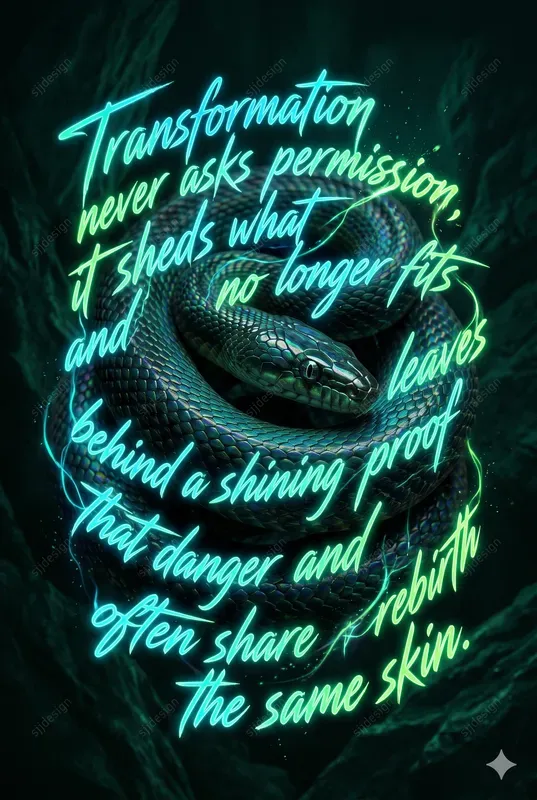 Luminous Text Web Poster Art