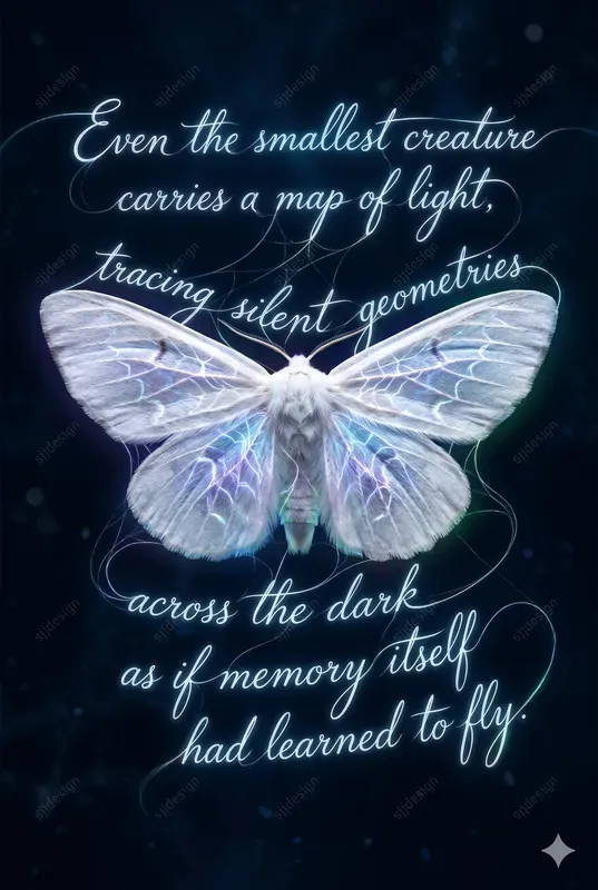 Luminous Text Web Poster Art