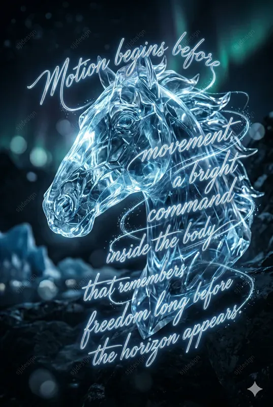Luminous Text Web Poster Art