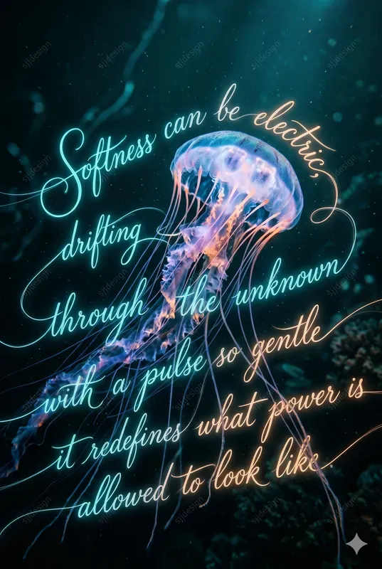 Luminous Text Web Poster Art