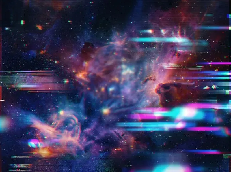 Glitch Abstract Textures