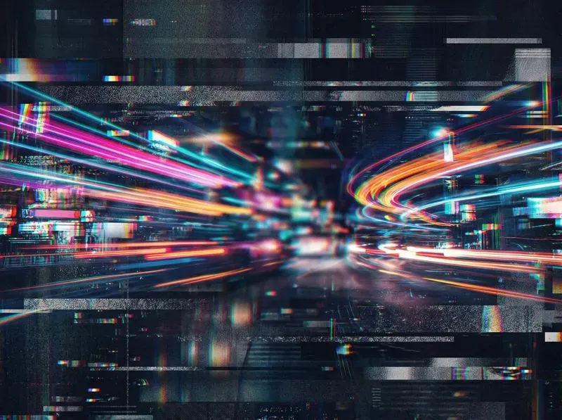 Glitch Abstract Textures