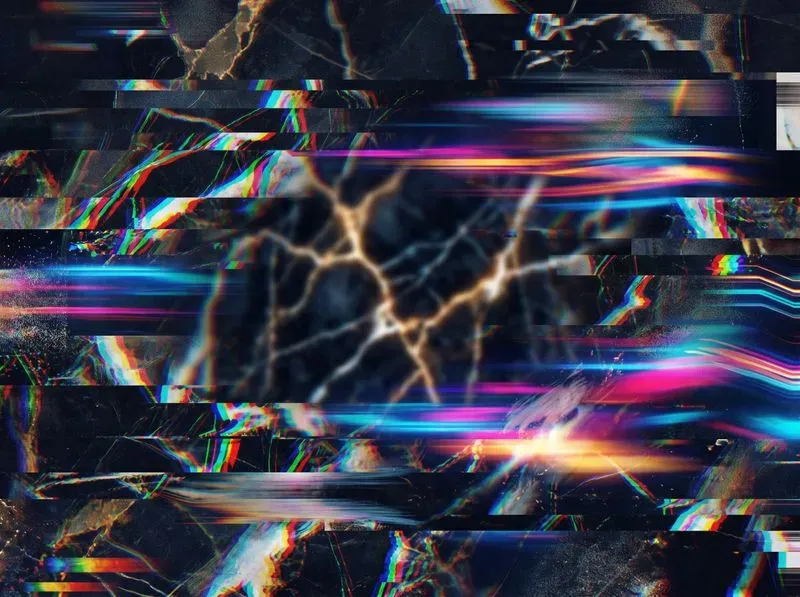 Glitch Abstract Textures