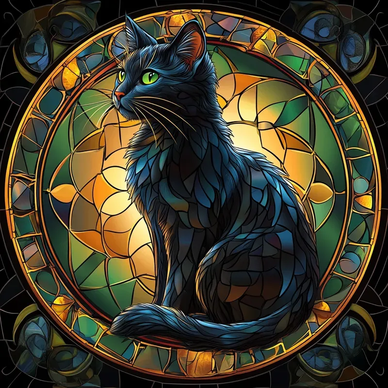Stained Glass Animals Designs